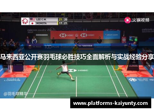 马来西亚公开赛羽毛球必胜技巧全面解析与实战经验分享